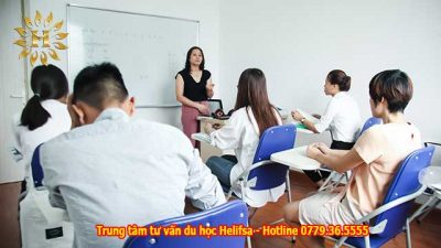 Lớp học tiếng Đức B1 tại trung tâm tư vấn du học Helifsa